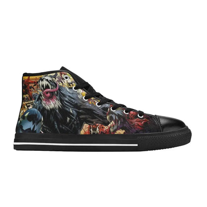 Superhero Venom Spiderman Custom High Top Sneakers Shoes