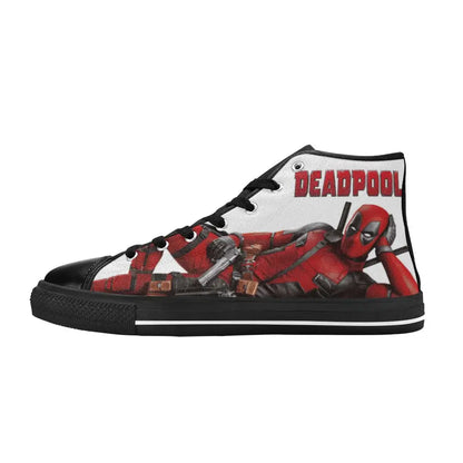 Superhero Deadpool Custom High Top Sneakers Shoes