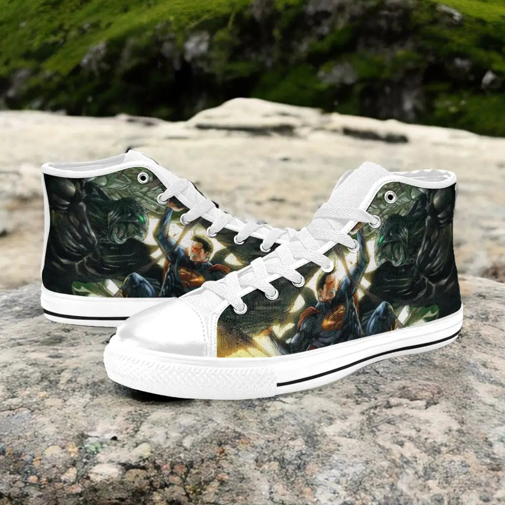 Superhero Doomsday v Superman Custom High Top Sneakers Shoes