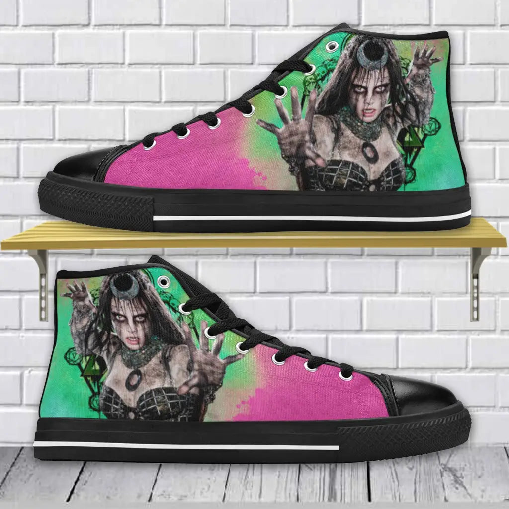 Superhero Joker Enchantress Shoes High Top Sneakers