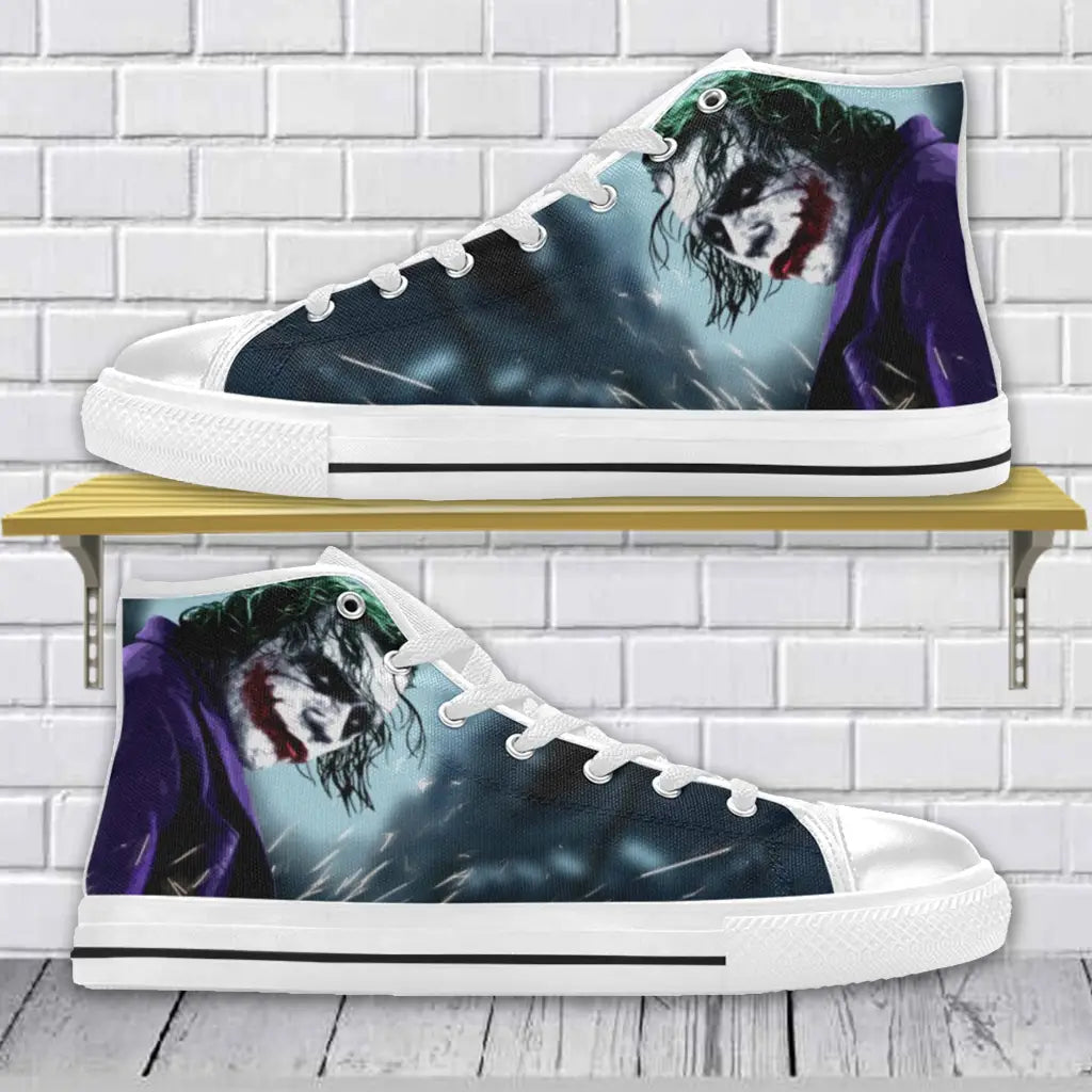 Superhero Joker Shoes High Top Sneakers