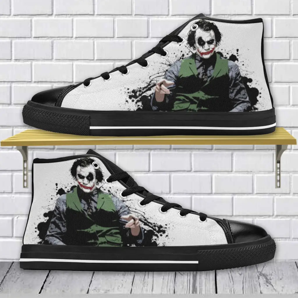 Superhero Joker Shoes High Top Sneakers