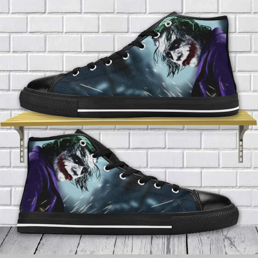 Superhero Joker Shoes High Top Sneakers