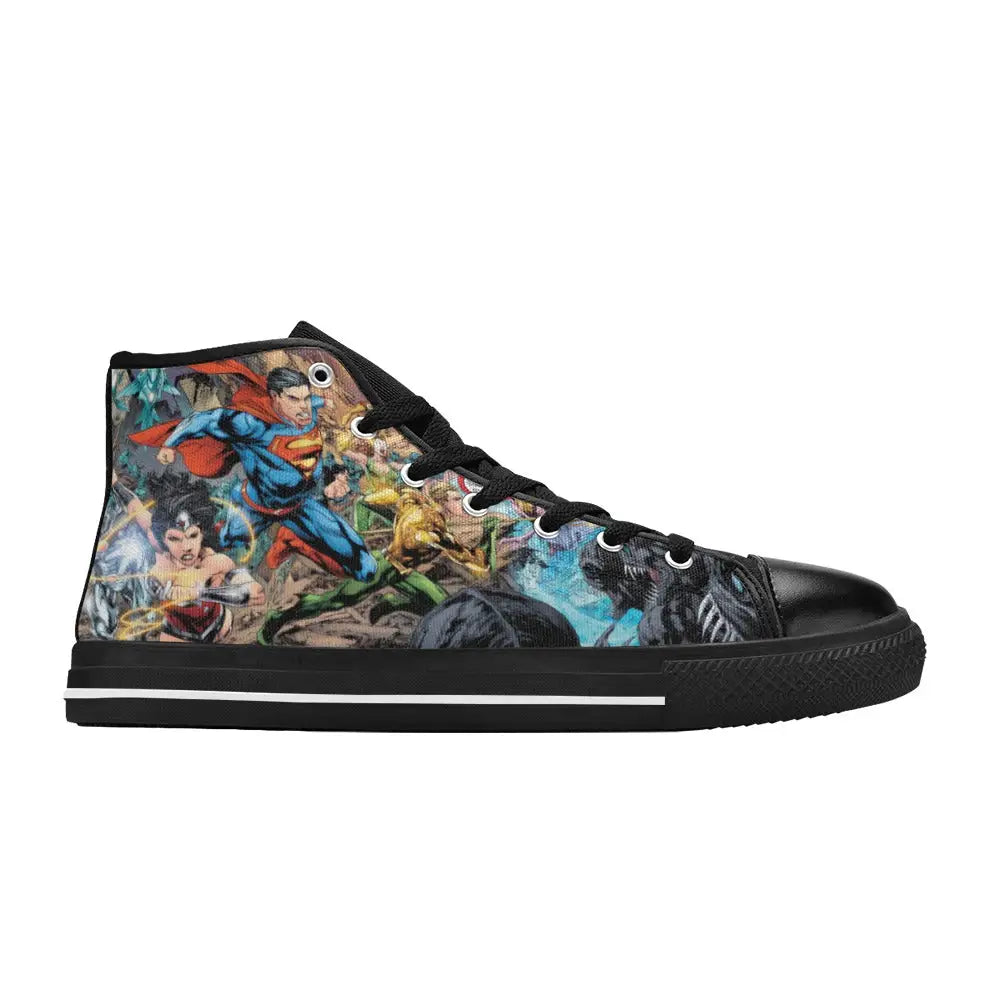 Superhero Superman Custom High Top Sneakers Shoes