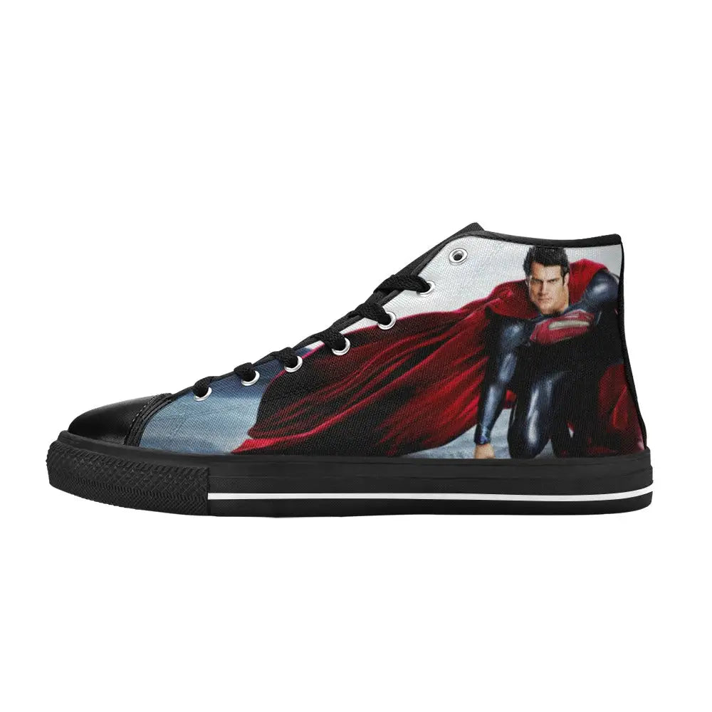 Superhero Superman Custom High Top Sneakers Shoes