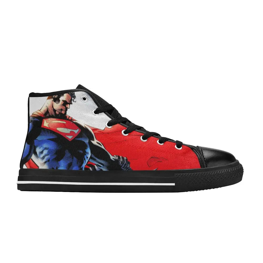 Superhero Superman Custom High Top Sneakers Shoes