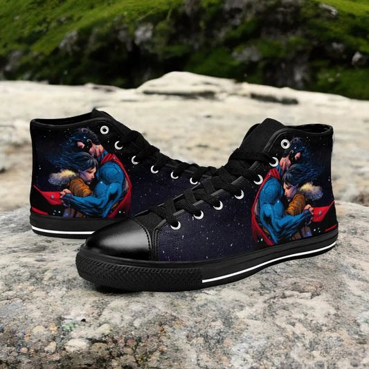 Superhero Superman Custom High Top Sneakers Shoes