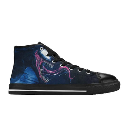 Superhero Venom Spiderman Custom High Top Sneakers Shoes