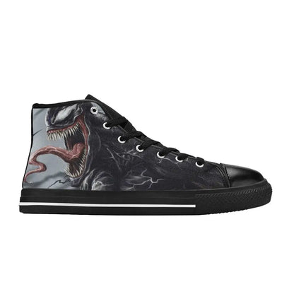 Superhero Venom Spiderman Custom High Top Sneakers Shoes