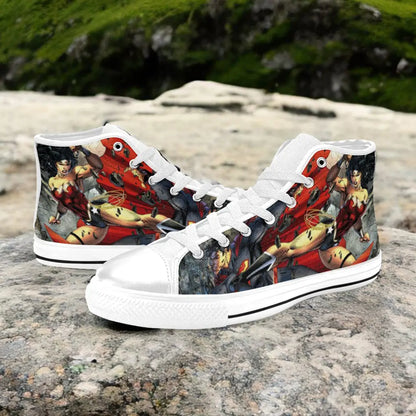 Superhero Wonder Women v Superman Custom High Top Sneakers Shoes