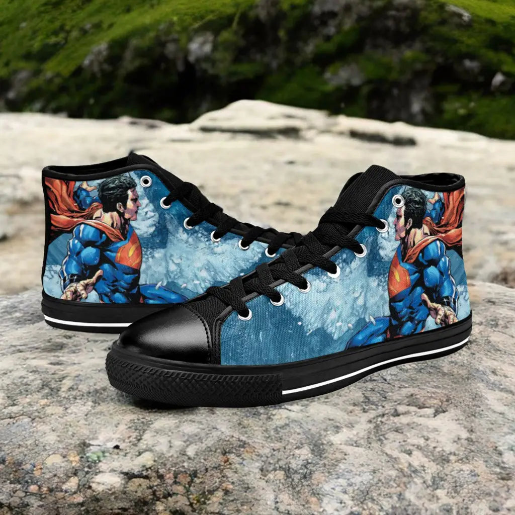 Superman Custom High Top Sneakers Shoes