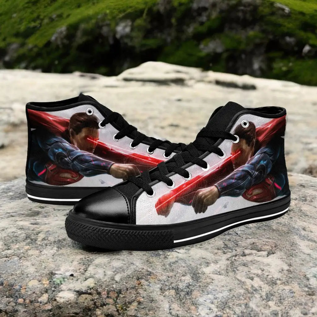 Superman Custom High Top Sneakers Shoes