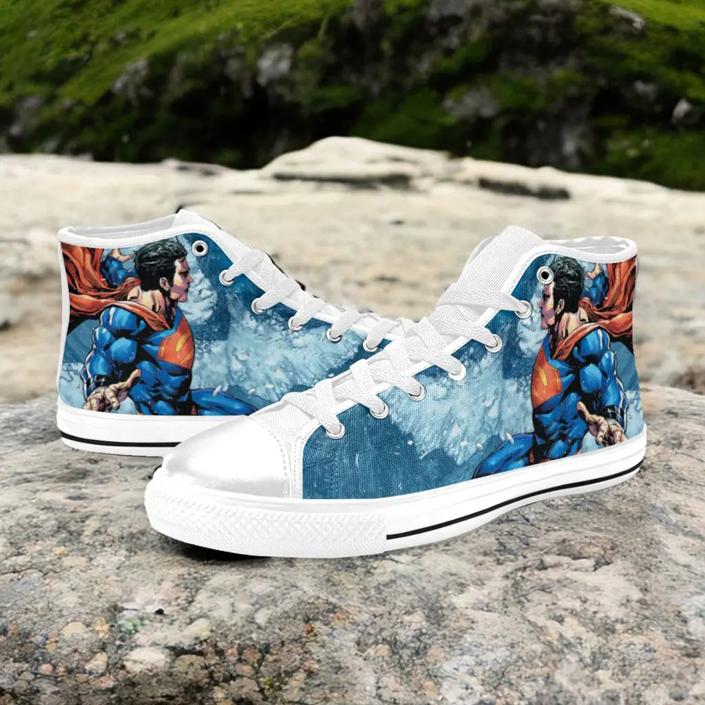 Superman Custom High Top Sneakers Shoes