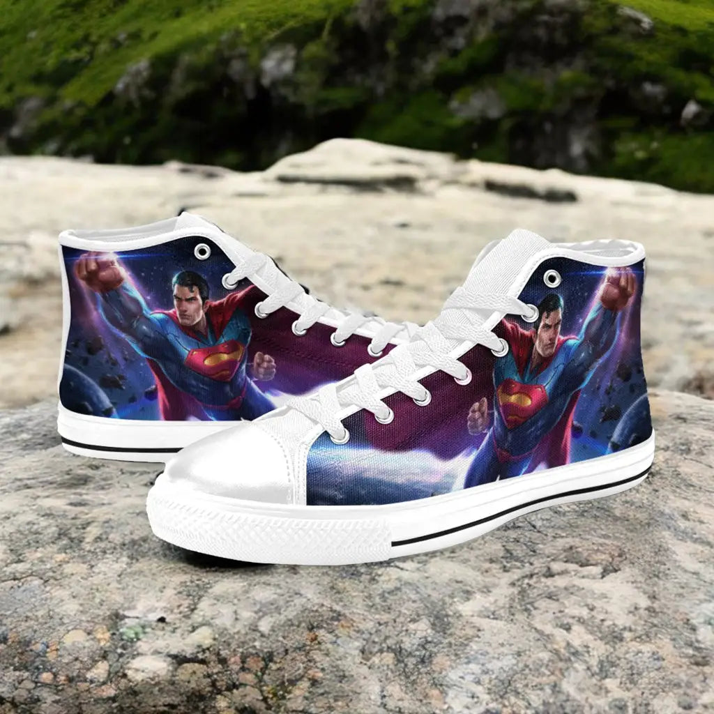 Superman Custom High Top Sneakers Shoes