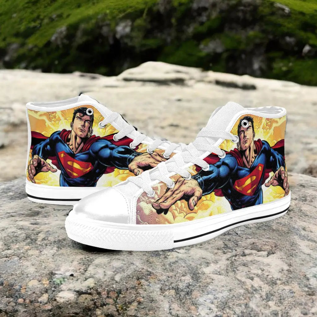 Superman Custom High Top Sneakers Shoes