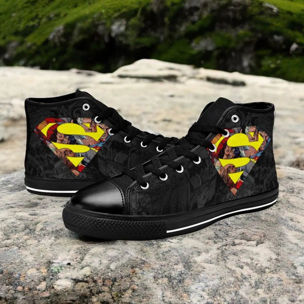 Superman Custom High Top Sneakers Shoes