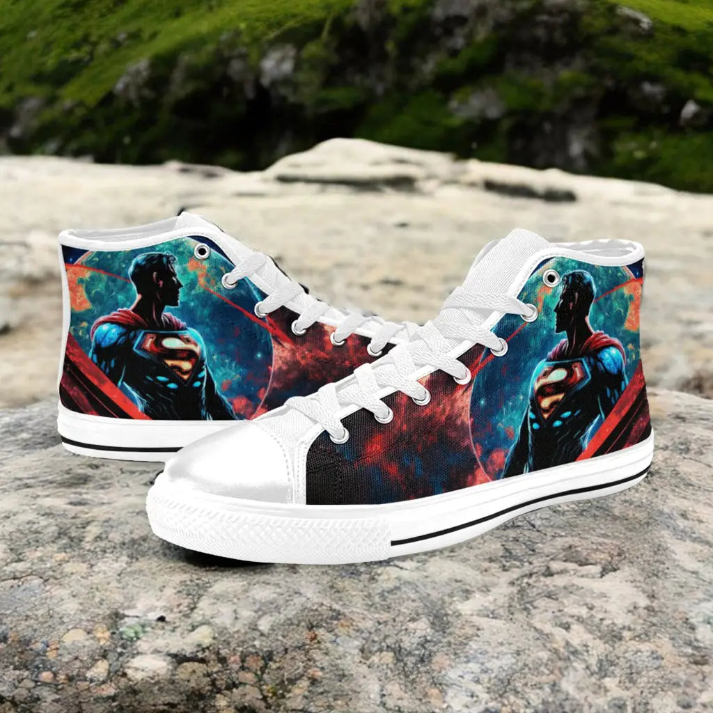 Superman Custom High Top Sneakers Shoes