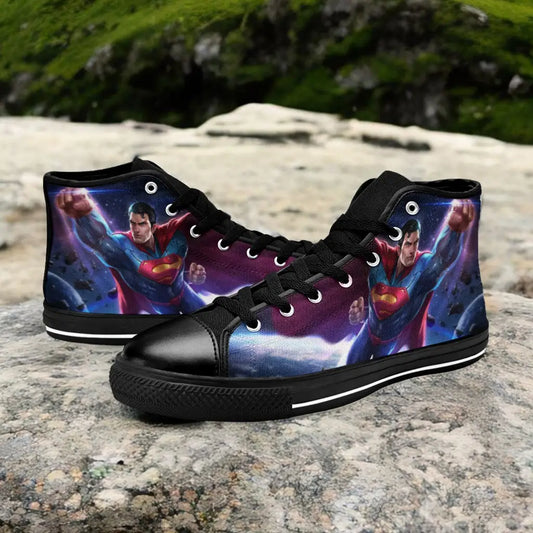 Superman Custom High Top Sneakers Shoes