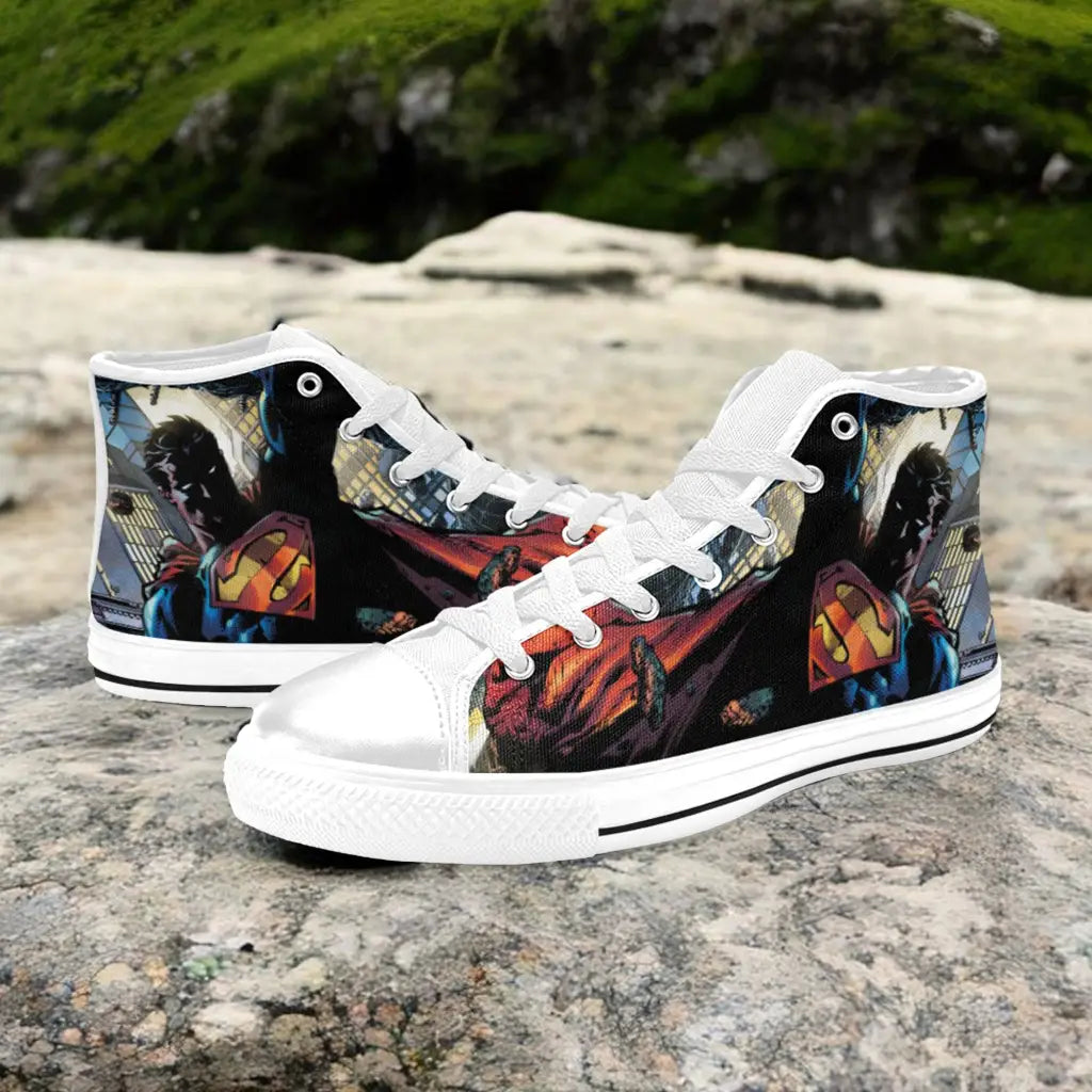 Superman Custom High Top Sneakers Shoes