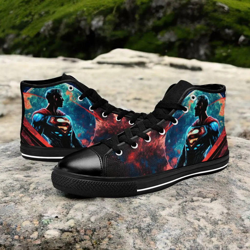 Superman Custom High Top Sneakers Shoes