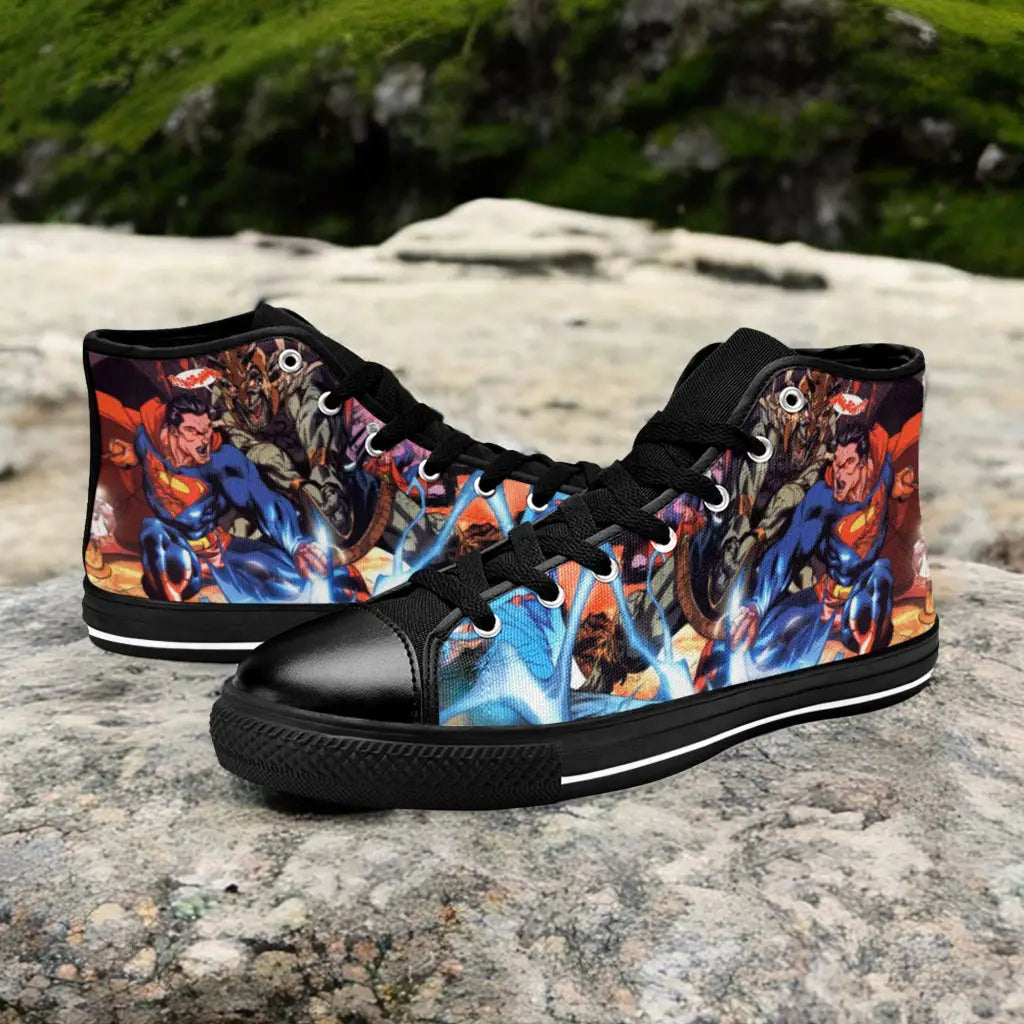 Superman Custom High Top Sneakers Shoes