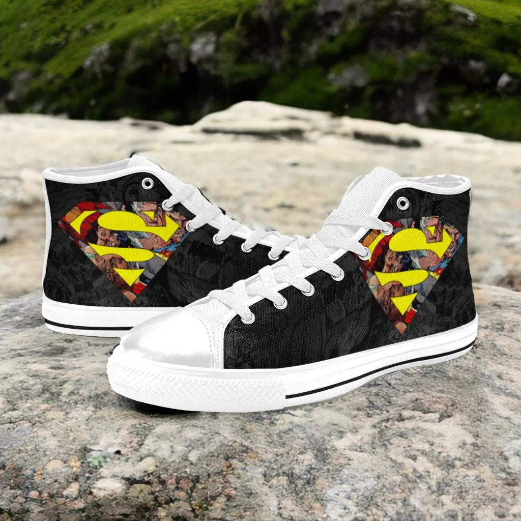 Superman Custom High Top Sneakers Shoes