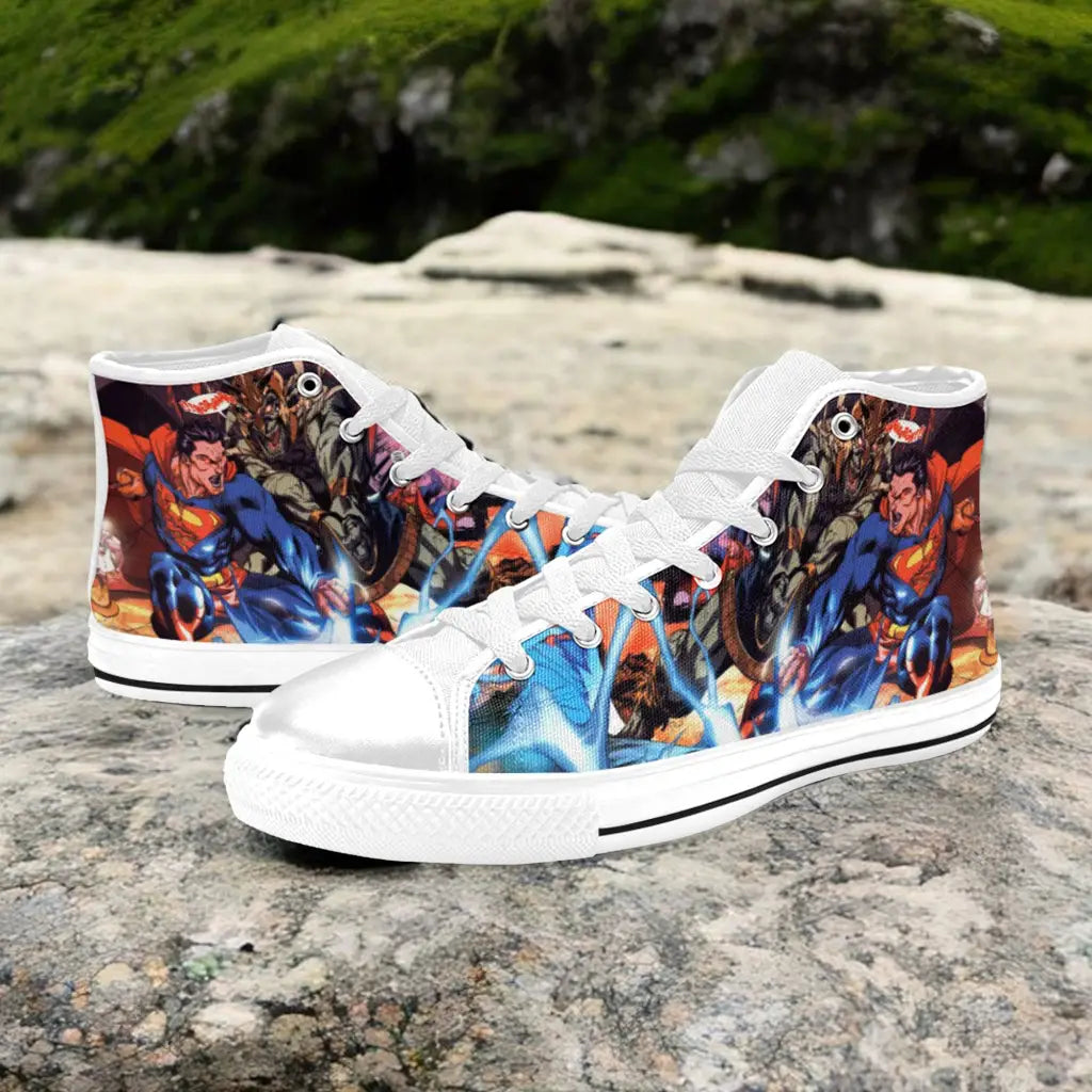 Superman Custom High Top Sneakers Shoes