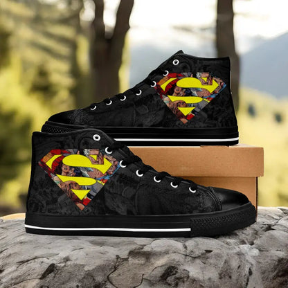 Superman Custom High Top Sneakers Shoes