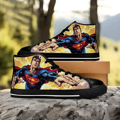 Superman Custom High Top Sneakers Shoes