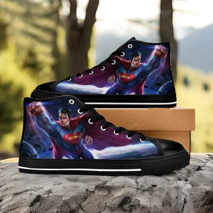 Superman Custom High Top Sneakers Shoes