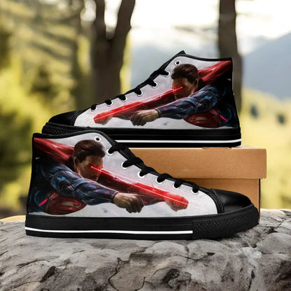 Superman Custom High Top Sneakers Shoes