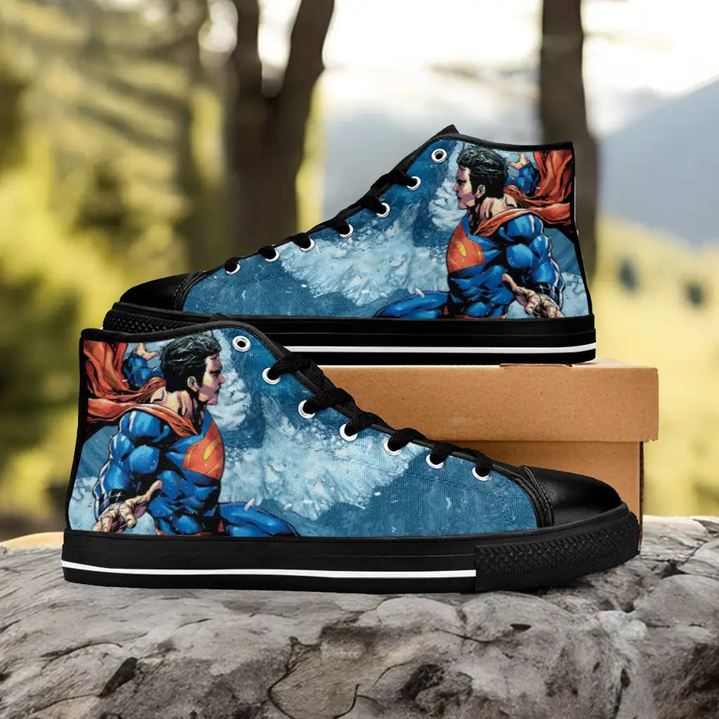 Superman Custom High Top Sneakers Shoes