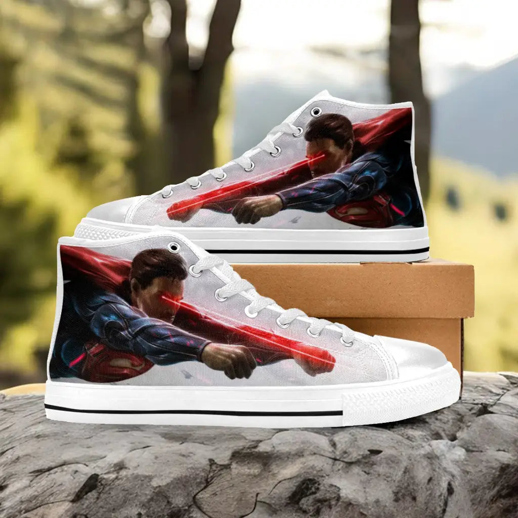 Superman Custom High Top Sneakers Shoes