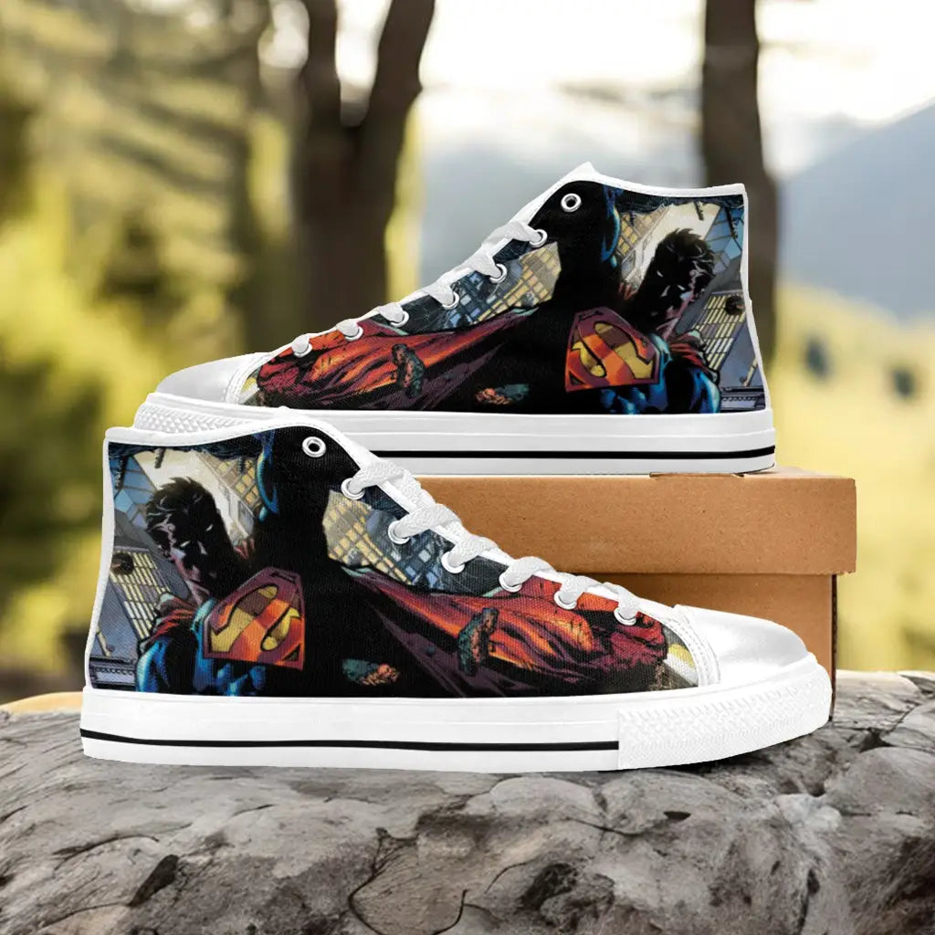 Superman Custom High Top Sneakers Shoes