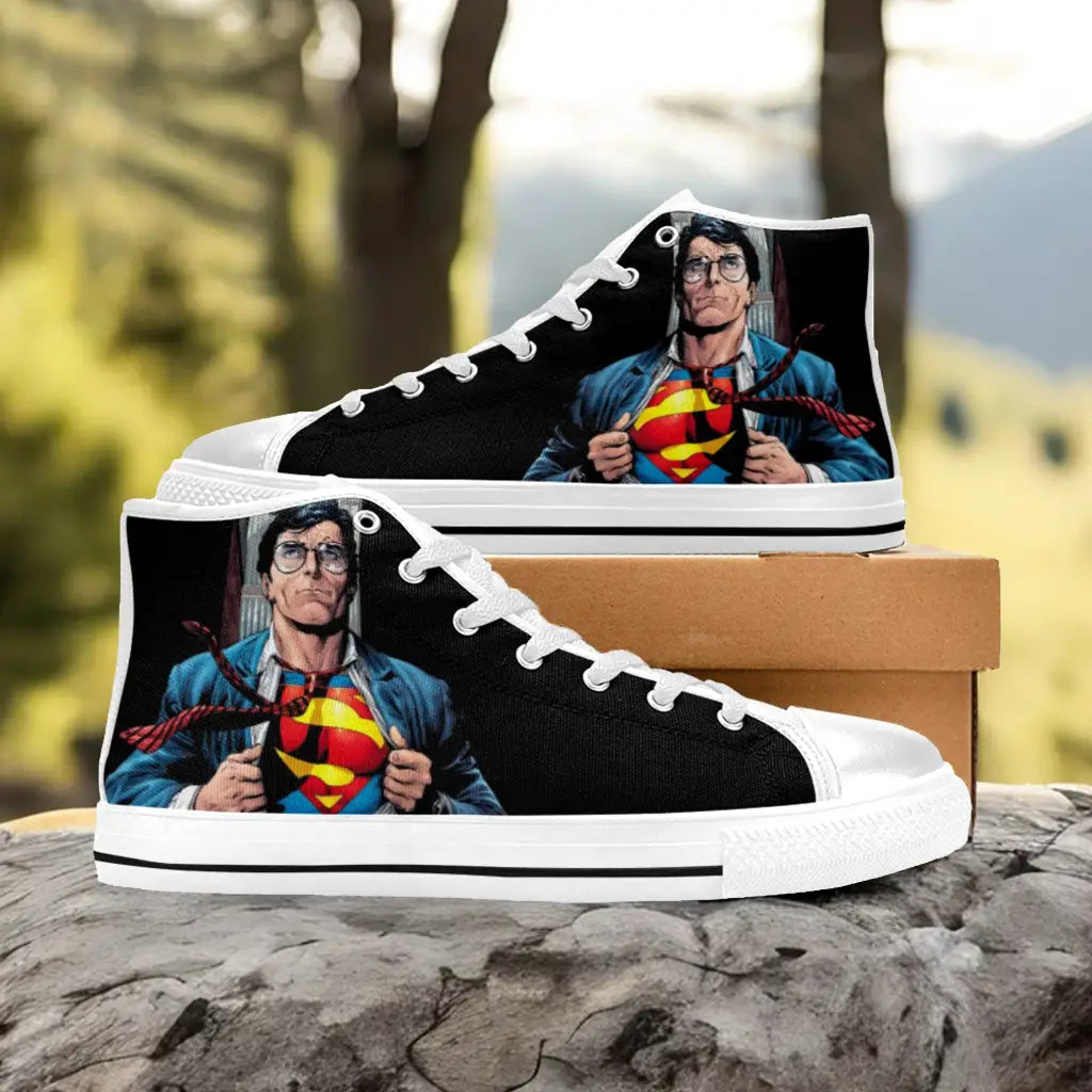 Superman Custom High Top Sneakers Shoes