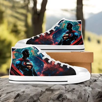 Superman Custom High Top Sneakers Shoes