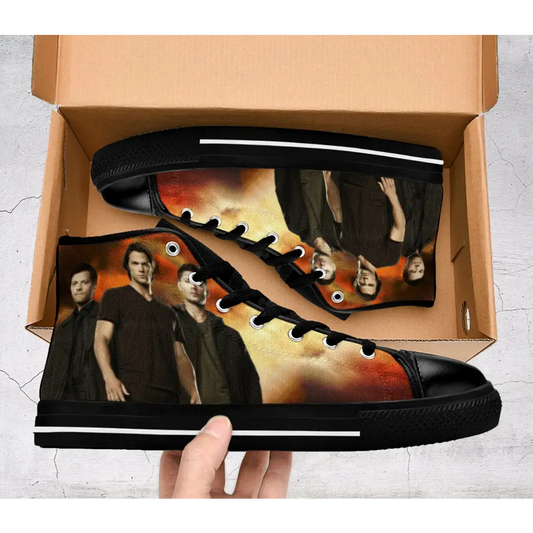 Supernatural Horror Movies Shoes High Top Sneakers