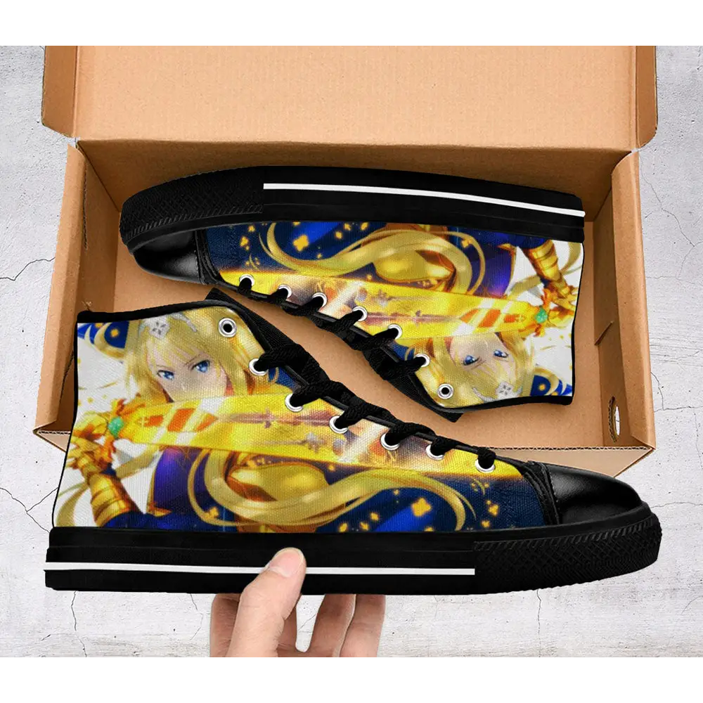 Sword Art Online Alicization Alice Shoes High Top Sneakers