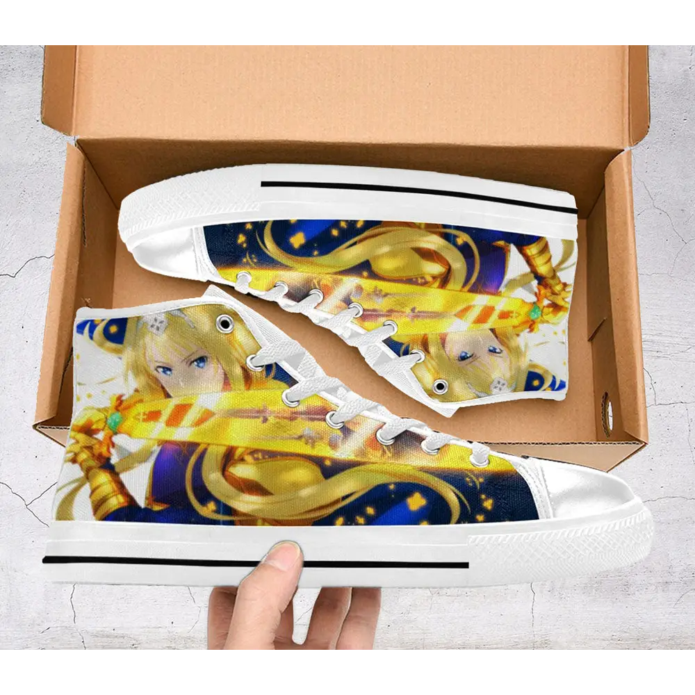 Sword Art Online Alicization Alice Shoes High Top Sneakers