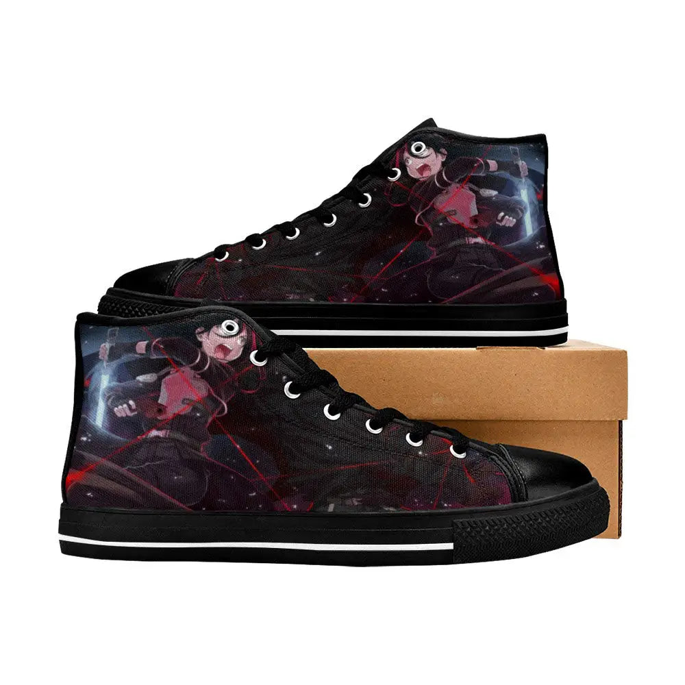 Sword Art Online Gun Gale Kirito Shoes Custom High Top Sneakers for Adults, Kids, Men and Women | Anucustoms