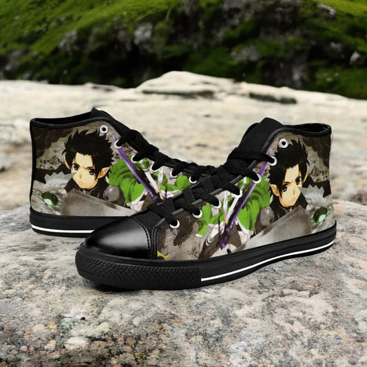 Sword Art Online Kirito Custom High Top Sneakers Shoes