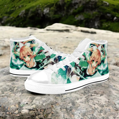 Sword Art Online Leafa Custom High Top Sneakers Shoes