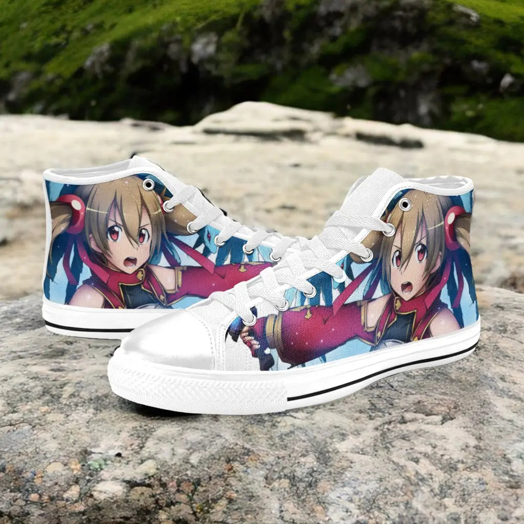 Sword Art Online Silica Custom High Top Sneakers Shoes