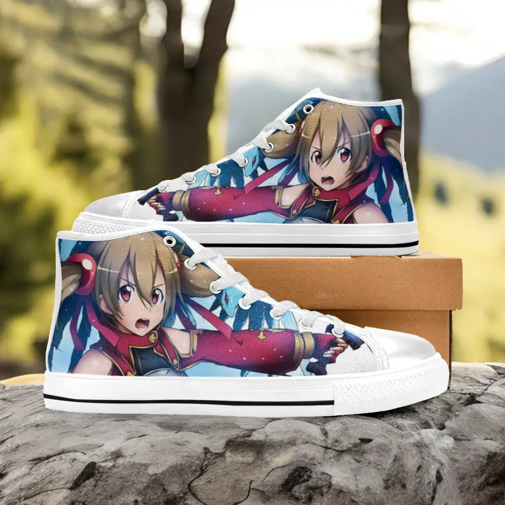 Sword Art Online Silica Custom High Top Sneakers Shoes