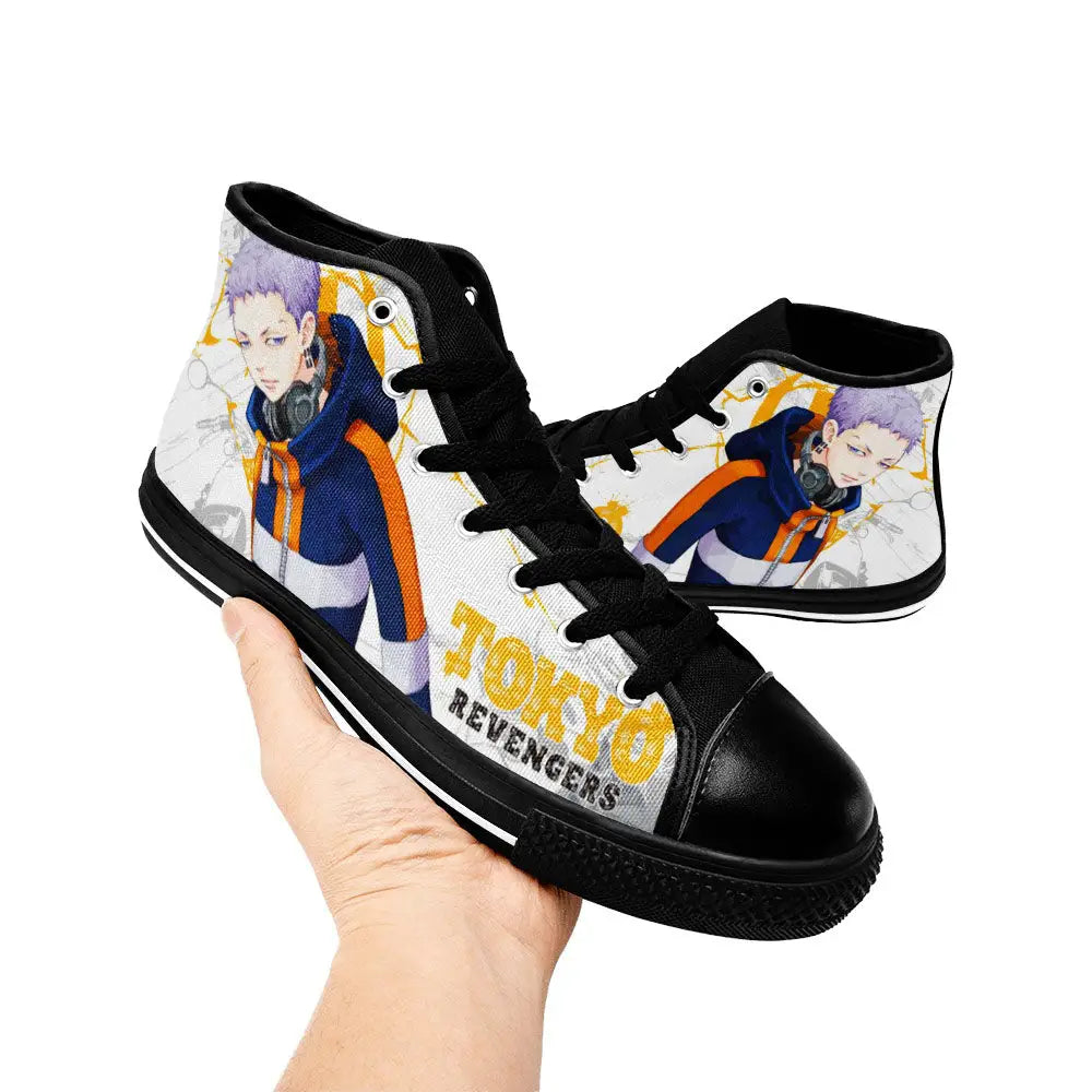 Takashi Mitsuya Tokyo Revengers Custom High Top Sneakers Shoes