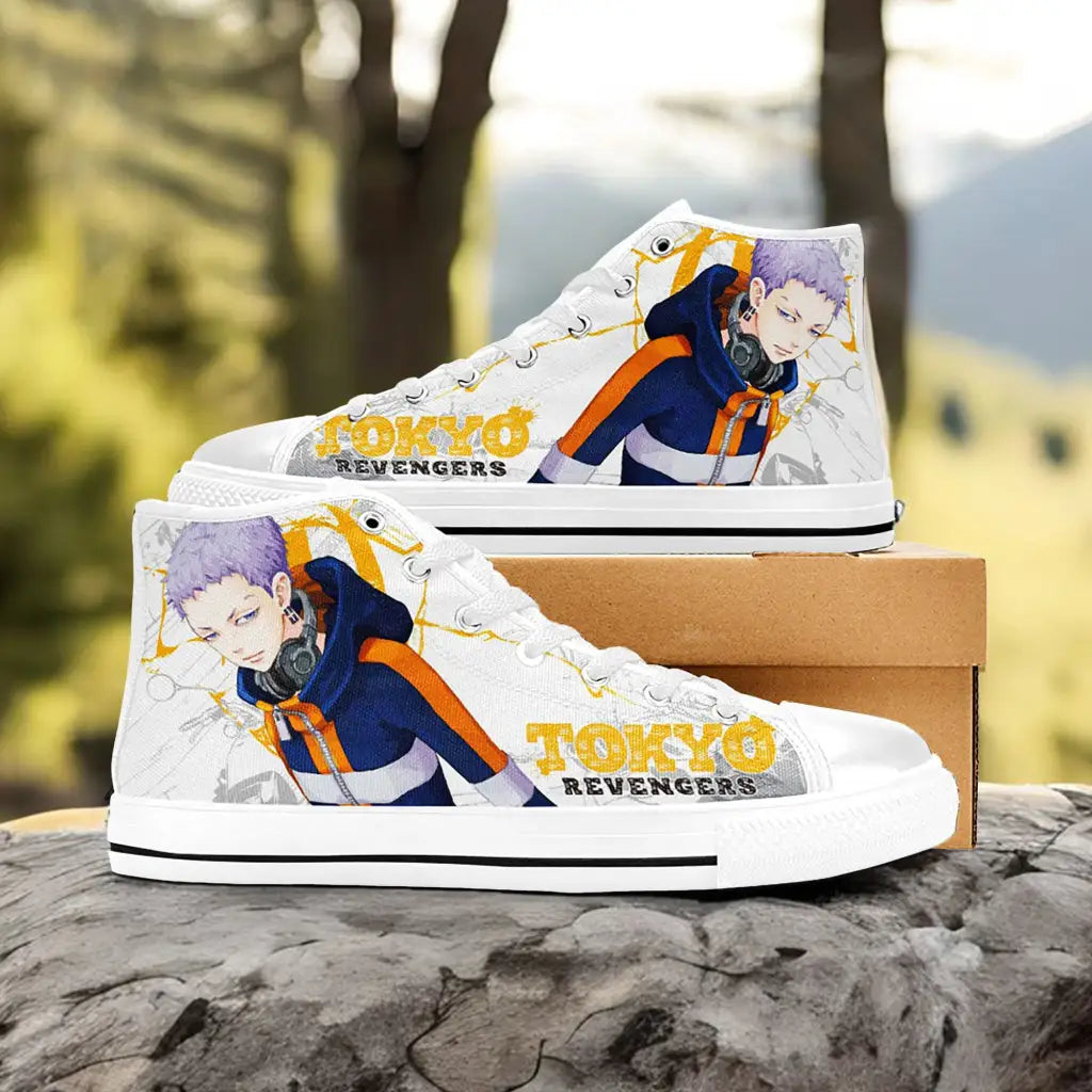 Takashi Mitsuya Tokyo Revengers Custom High Top Sneakers Shoes