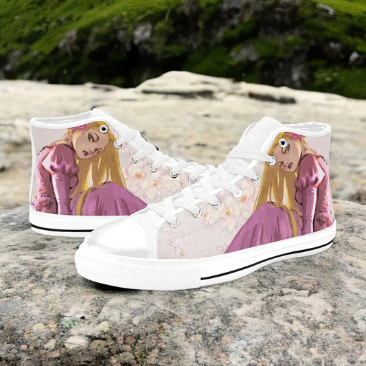 Tangled Princess Rapunzel Custom High Top Sneakers Shoes