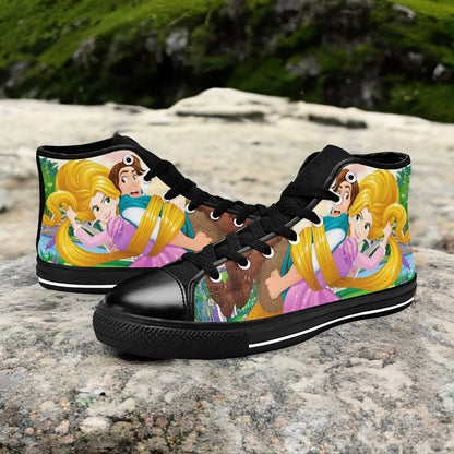 Tangled Princess Rapunzel Custom High Top Sneakers Shoes