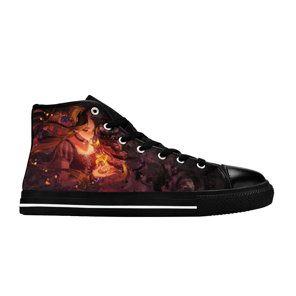 Tangled Princess Rapunzel Custom High Top Sneakers Shoes