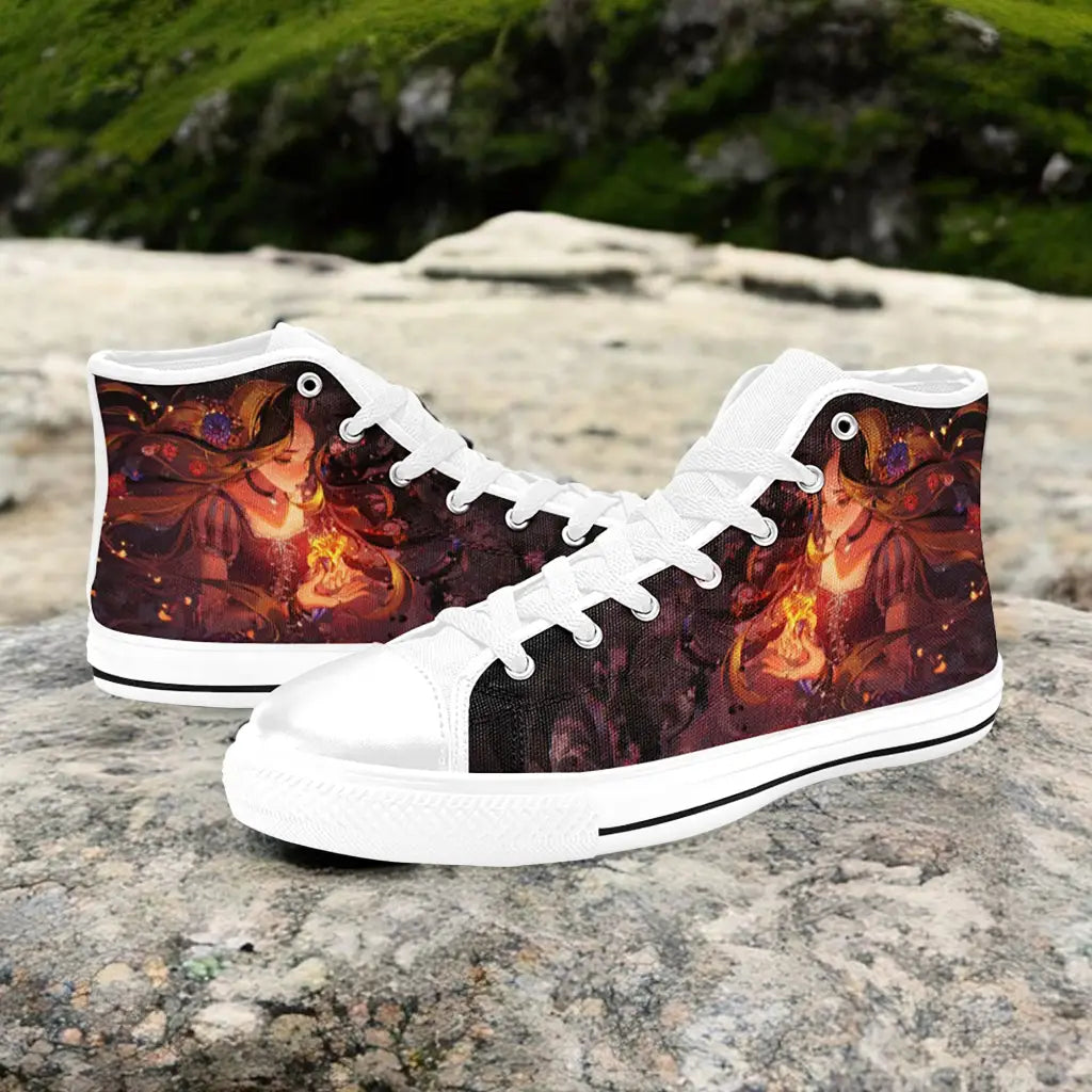 Tangled Princess Rapunzel Custom High Top Sneakers Shoes